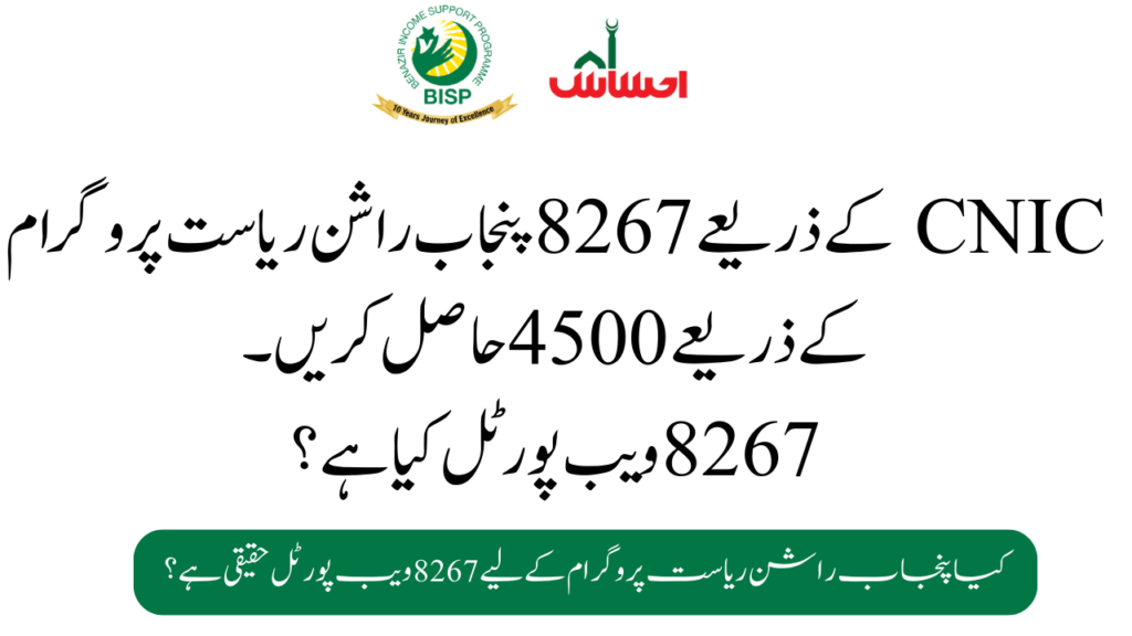 Understanding 8267 Ehsaas Rashan Program