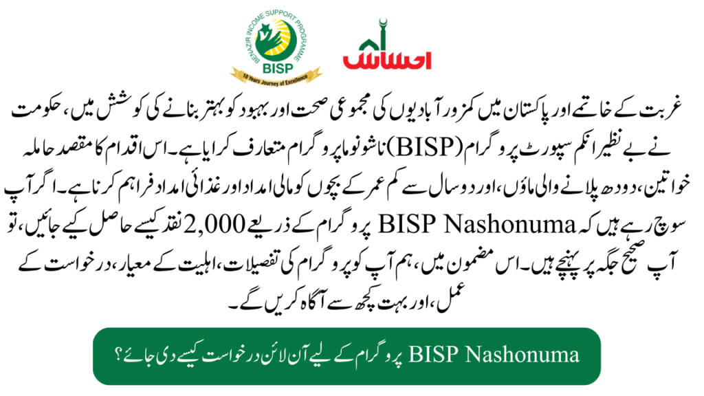 What is the BISP Nashonuma Program?