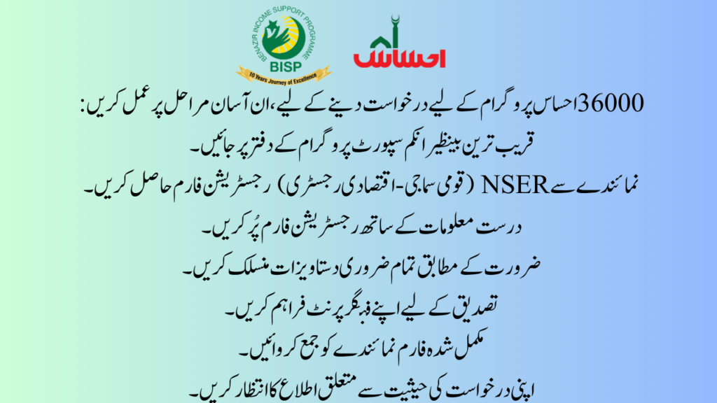 Understanding the 36000 Ehsaas Program