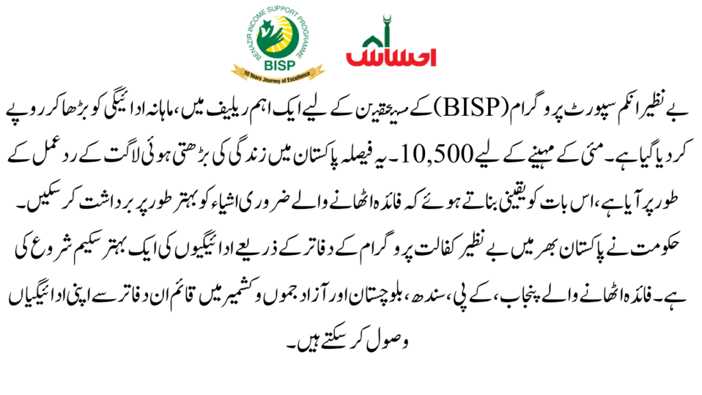 BISP Kafaalat Payment Update 2024