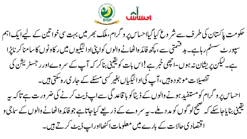 Why Is the Ehsaas Survey Important?